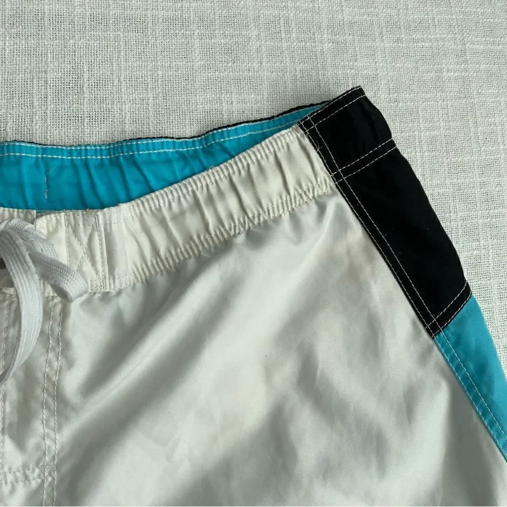 OP Men’s Swim Shorts Arctic White Combo Sz L